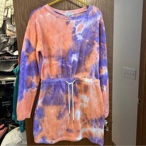 Angel Kiss Tie Dye Dress Medium